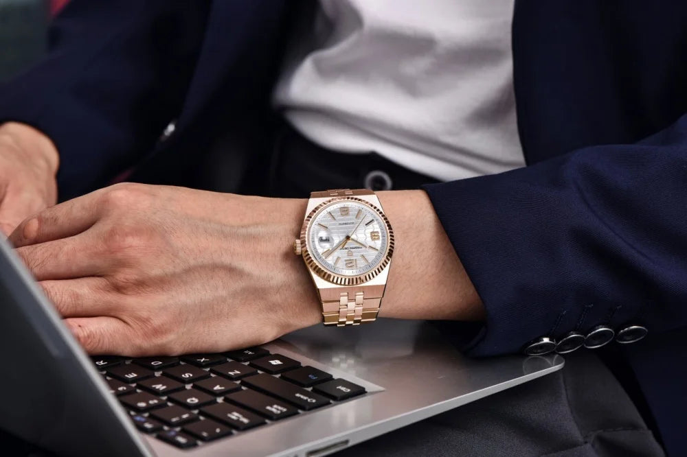 PAGANI DESIGN Orologio da Polso Meccanico Uomo Modello PD-YS027 Acciaio Inossidabile Vetro Zaffiro