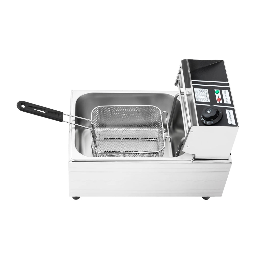 Friggitrice Elettrica Commerciale 6L 2500W 220V Euro Plug