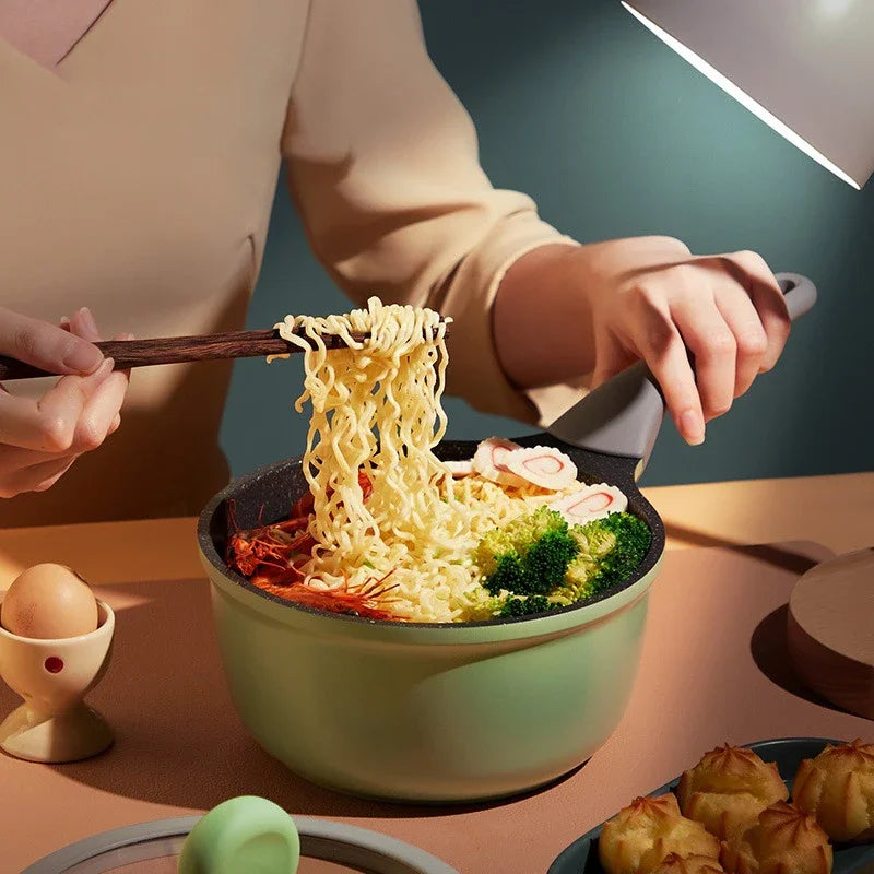 COOKER KING 18 cm Milchtopf für Kinder, Medizinischer Steinüberzug, Topf für Babynahrung, Antihaft-Eintopf Topf für Nudeln, Kochgeschirr