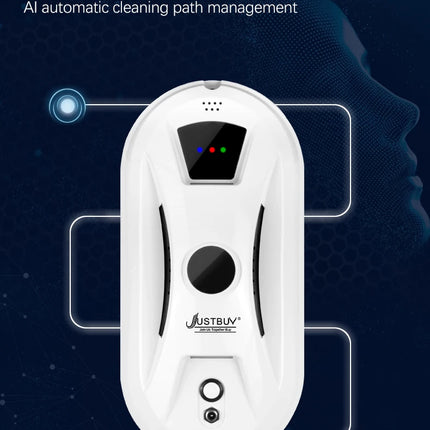 Robot window vacuum cleaner that cleans the remote-controlled electric glass cleaner