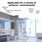 Liectroux HCR-10 Ultradünner Fensterputzroboter mit Ultraschall-Wassersprühfunktion, Fensterstaubsaugerroboter, Haushalts-Fensterwischer, Nass- und Trockenreinigung, KI-Pfad