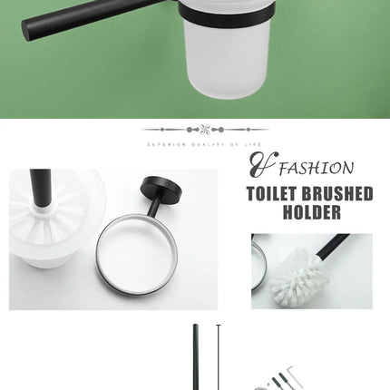Matt Black Stainless Steel Towel Rack Towel Bar Soap Dish Toilet Paper Holder Towel Hooks Bathroom Accessories