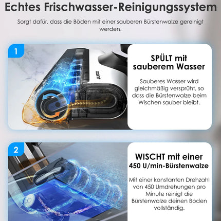 Tineco Floor One S5 Combo Smart Wet Dry Vacuum Cleaner with iLoop Technology 5-in-1 Wet Vacuum for Pet Hair Hard Floors LED Display Wi-Fi