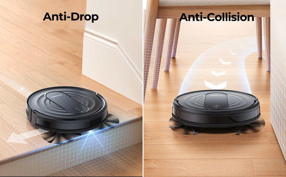 Robot-Staubsauger und Wischroboter Airzeen R7 3-in-1, 4000Pa Saugkraft, Smart App/Alexa Steuerung, Automatische Aufladung für Tierhaare und Böden