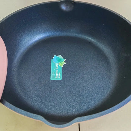 Aluminum Alloy Milk Pot Set with Ceramic Coating, Non-stick Granite Cookware Set for Home Use