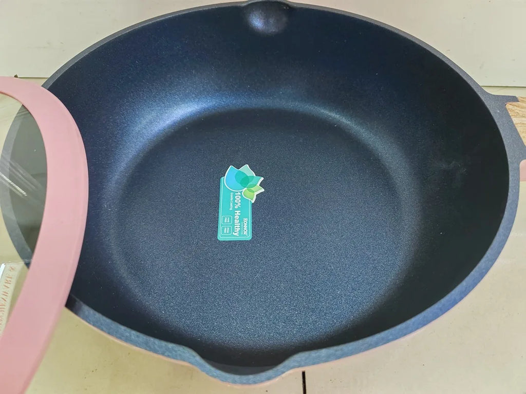 Set di Pentole per Latte in Lega di Alluminio con Rivestimento Ceramico, Set di Pentole Antiaderenti in Granito per Uso Domestico