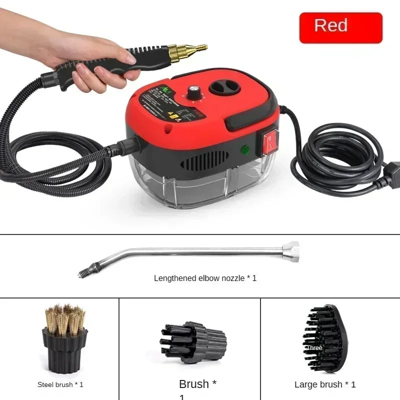 2500W Dampfreiniger, tragbare Hochtemperatur-Druckstrahl-Waschmaschine zur Sterilisation für Küchen, Autos, Klimaanlagen, Zuhause