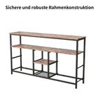 Mobiler TV-Ständer, TV-Tisch, TV-Möbel, mit LED-Beleuchtung und Stoffschubladen, Platte mit Tigerfellmuster, doppelter offener Stauraum und 4 Schubladen, zur Aufbewahrung von Elektrogeräten, DVDs, Büchern, für Wohnzimmer, Schlafzimmer