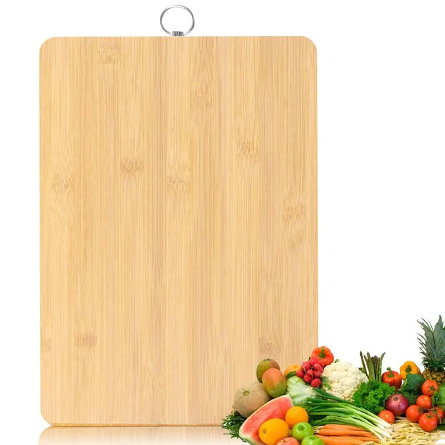 Wooden Cutting Board Organic Bamboo Non-Slip Cutting Board Kitchen Accessory Meat and Vegetable Chopping Board