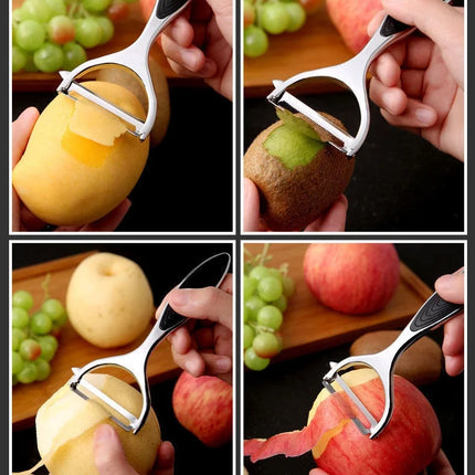 Pelapatate in acciaio inossidabile, pelapatate multifunzione, grattugia per carote, utensili da frutta, accessori da cucina, pelapatate gastronomico