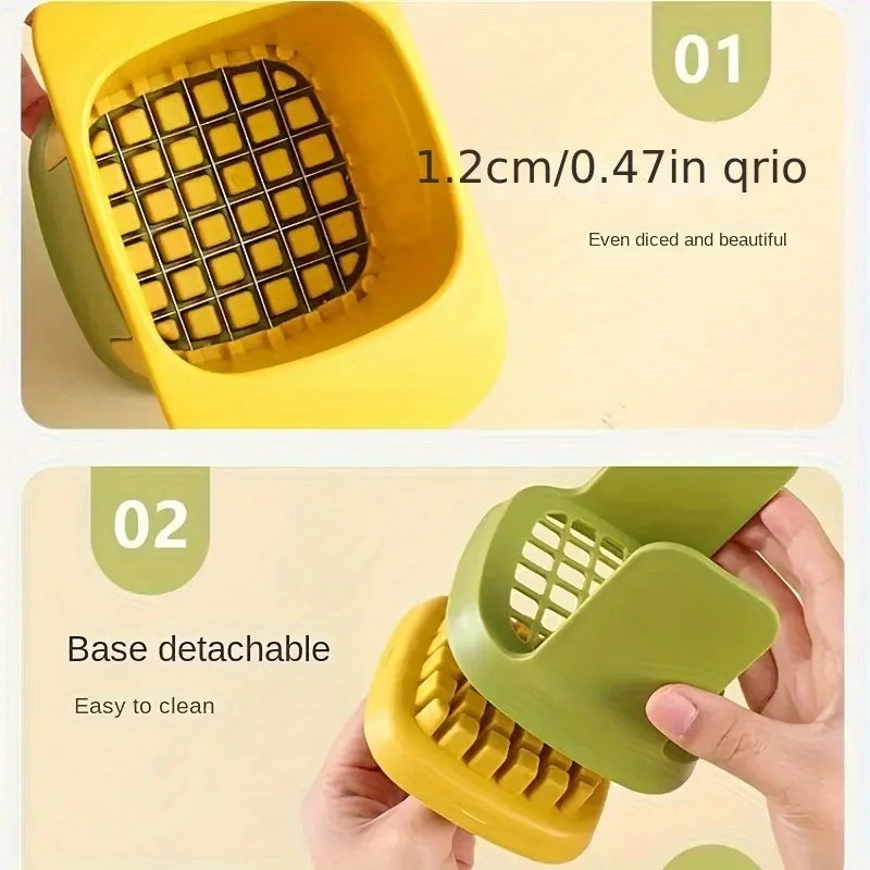 Multifunktionaler Gurken- und Kartoffelhobel für den Haushalt, manueller Zwiebelhacker, Küchenwerkzeuge, Gemüseschneider, Pommes Frites-Schneider