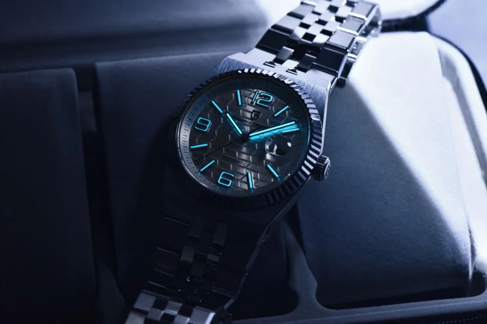 PAGANI DESIGN Orologio da Polso Meccanico Uomo Modello PD-YS027 Acciaio Inossidabile Vetro Zaffiro