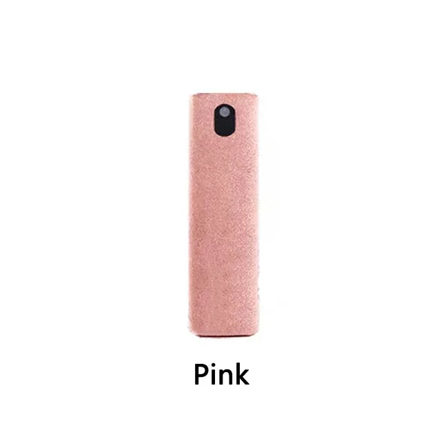 2-in-1 Bildschirmreinigungsspray mit Mikrofasertuch für Handys, Tablets, Computer, Staubentfernungs-Tool für mobile Geräte.