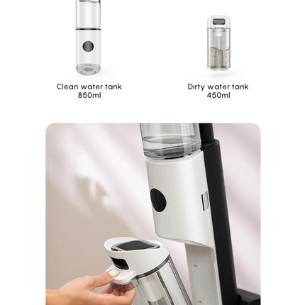 Jonr ED12 Cordless Vacuum Cleaner 9000Pa Professional Self-Cleaning Mop Cordless Vacuum Cleaner for Smart Home Appliances