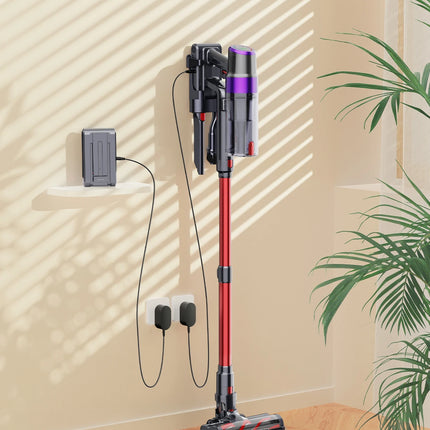 Laresar V8 Aspirapolvere portatile senza fili per auto 48000PA 500W 60 minuti Dispositivo per la casa Batteria rimovibile senza spazzole Motore