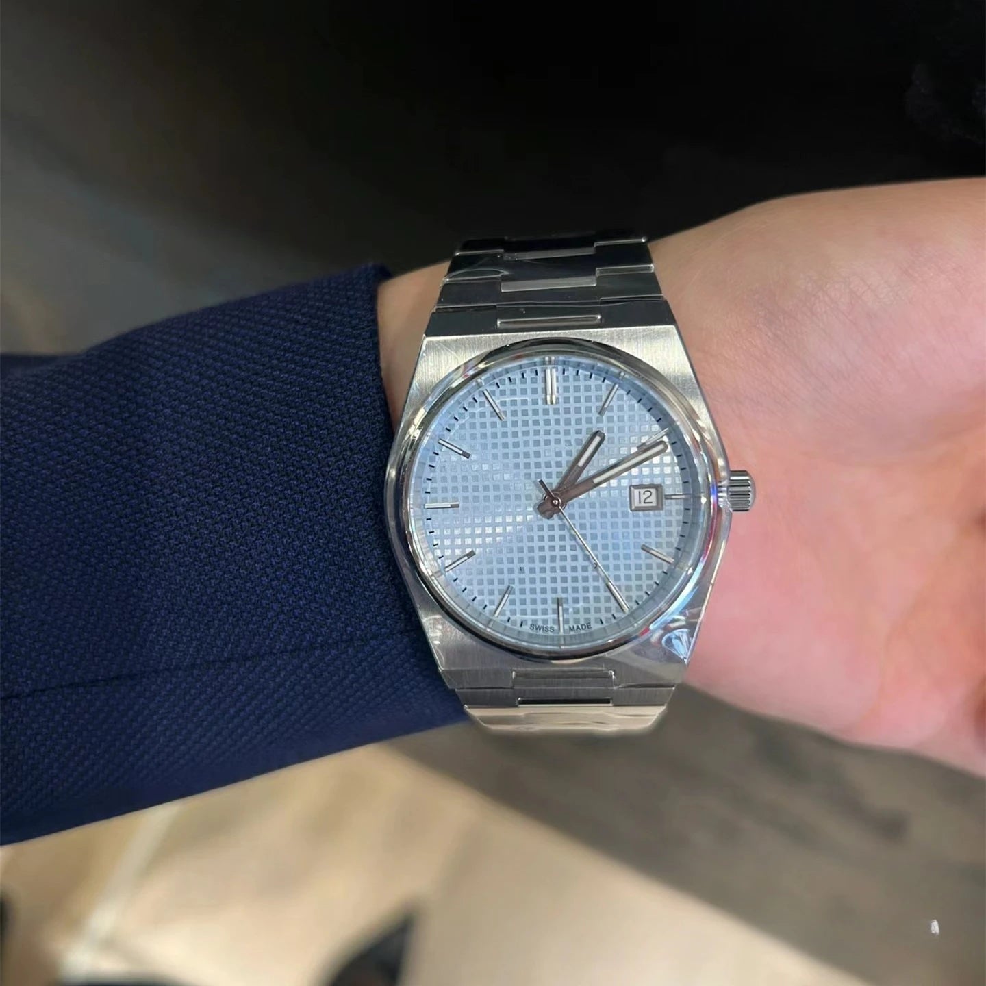 Orologio da Polso al Quarzo con Cinturino in Acciaio Inossidabile