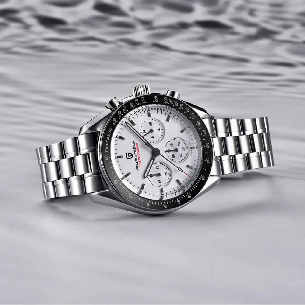 PAGANI DESIGN Orologio da Uomo al Quarzo Cronografo Modello PD-1701 Vetro Zaffiro Impermeabile 100M