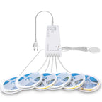 Striscia LED COB 12V 320LED/m dimmerabile con tocco in legno penetrabile e sensore di movimento per cucina/guarda-roupa/vetrina/arredamento dell'armadio