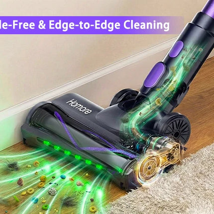 Homore P15C 650W 80KPA Powerful Cordless Handheld Vacuum Cleaner with LED Display, 4 Suction Modes, Self-Standing Function