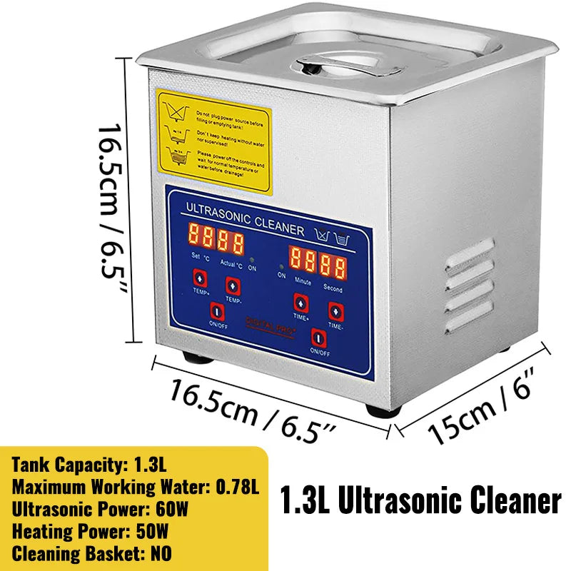 SucceBuy 1.3L 2L 3L 6L 10L 15L 22L 30L Ultraschallreiniger Tragbare Spülmaschine Waschmaschine Ultraschallreinigungsgeräte für den Haushalt