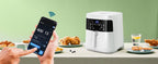 Aigostar White Cube 7L 1900W Friggitrice ad Aria Intelligente con Controllo App e WiFi