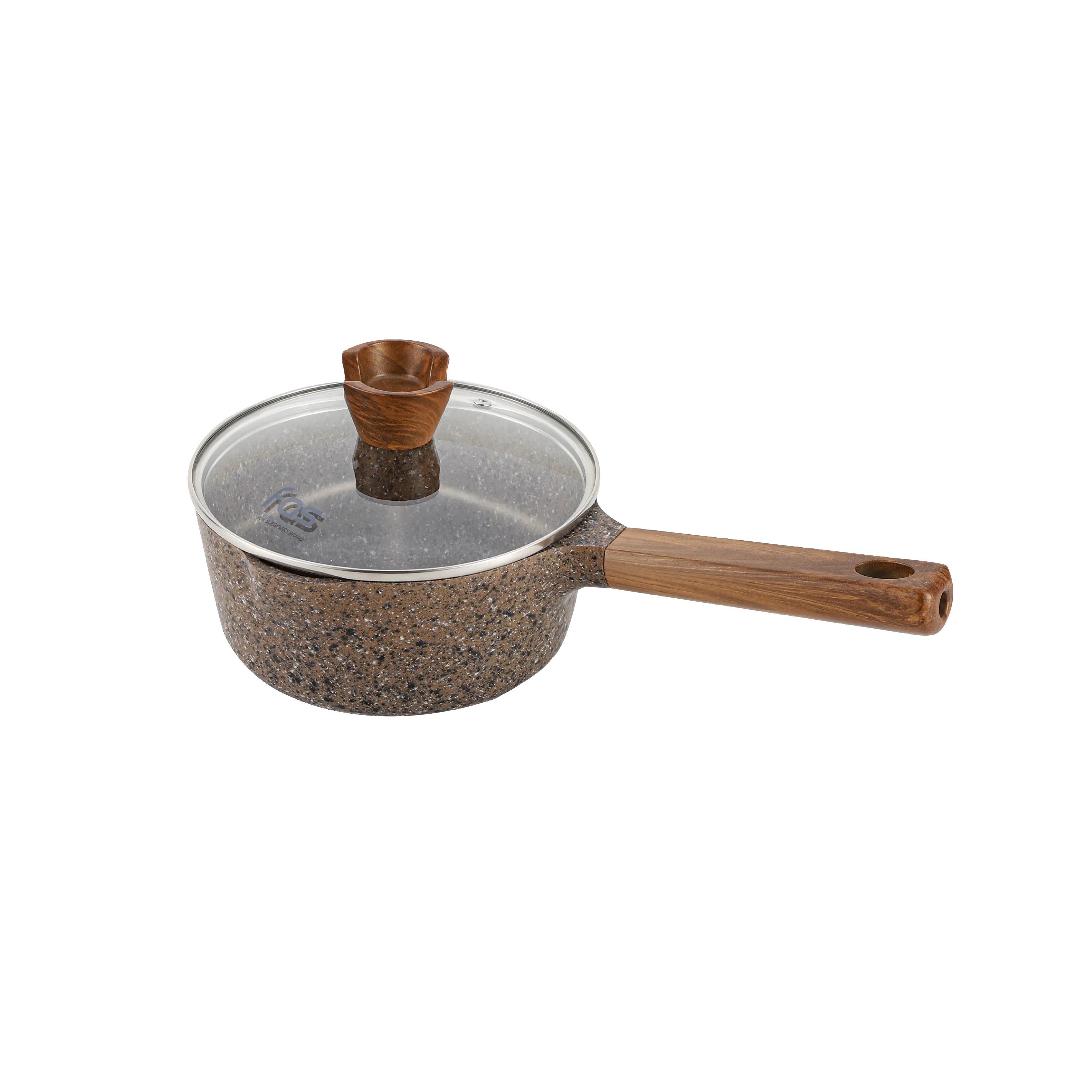 DONNOR Pentola per Latte Antiaderente in Granito da 16cm/6.3 Pollici, Senza PFOA, a Basso Contenuto di Fumo, Compatibile con Piani a Induzione e Gas, Facile da Pulire, Piccola Casseruola
