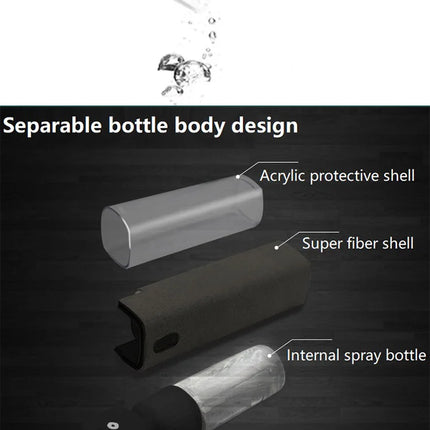 2 in 1 Computer Phone Display Cleaning Set with Spray Screen Cleaner Microfiber Cloth Dust Blower Tools Supplies DNQJYP03