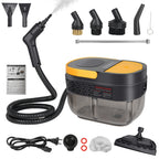 Handdampfreiniger 2500W, 3 Bar Druck, 100℃ Hochtemperatur-Sterilisator mit 3 Geschwindigkeiten und 1600ML Tank für die Reinigung von Haus, Küche und Böden