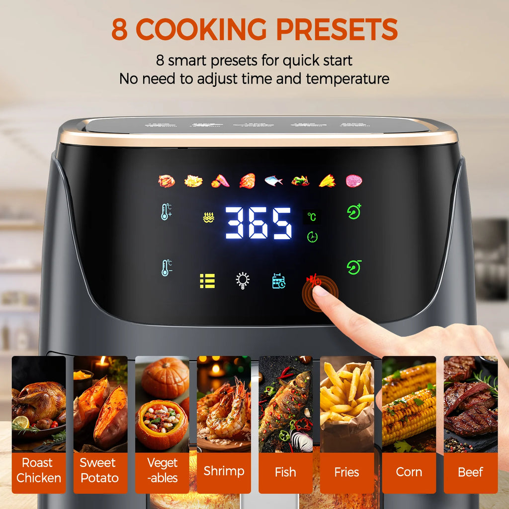 Patbrela Friggitrice ad Aria Visibile 7.0L 8-in-1 1500W 220-240V