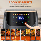 Patbrela Friggitrice ad Aria Visibile 7.0L 8-in-1 1500W 220-240V