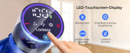 Aspirapolvere senza fili Laresar V7S 75000PA 650W, 90 minuti di autonomia, batteria rimovibile, display intelligente, elettrodomestico