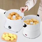 85 W Elektrischer Kartoffelschäler, Automatischer Kartoffelschäler mit Ein-Knopf-Bedienung, für Küchen, Restaurants, Fast-Food-Läden