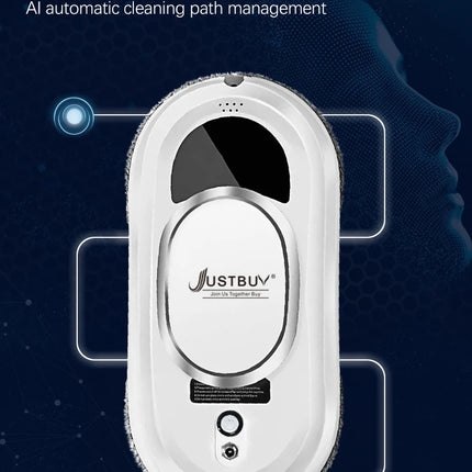 Robot window vacuum cleaner that cleans the remote-controlled electric glass cleaner