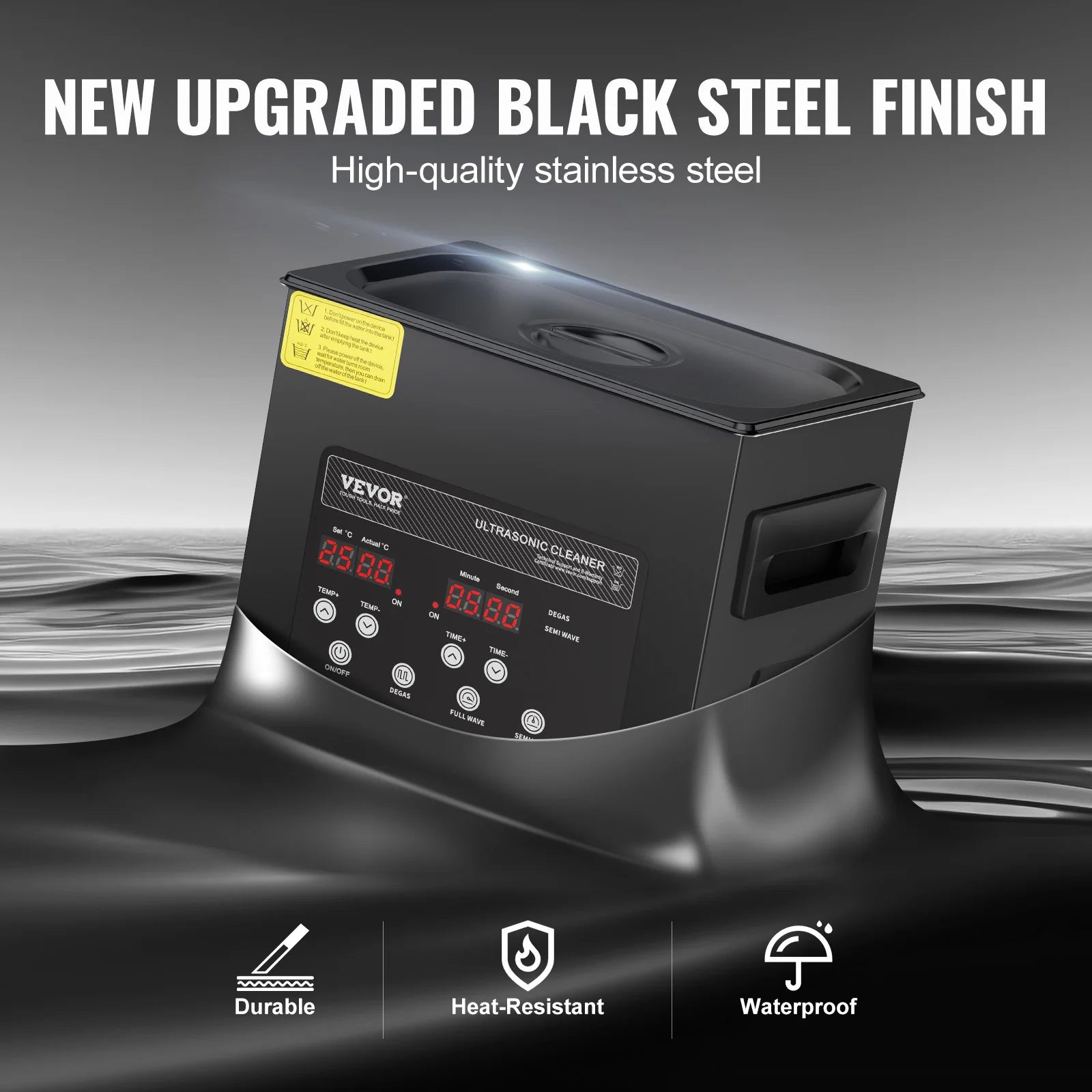 SucceBuy 2L 3L 6L 10L 15L Ultraschallreiniger Tragbare Ultraschall-Spülmaschine Ultraschall-Haushaltsgeräte mit Timer