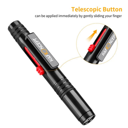 K&F CONCEPT Kit di Pulizia Professionale 3 in 1 per Obiettivi Fotocamera DSLR, Schermi di Telefoni Cellulari, Laptop e Occhiali