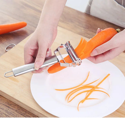 Multifunctional Stainless Steel Kitchen Peeler Fruit Vegetable Potato Carrot Cucumber Julienne Grater Durable Vegetable Slicer