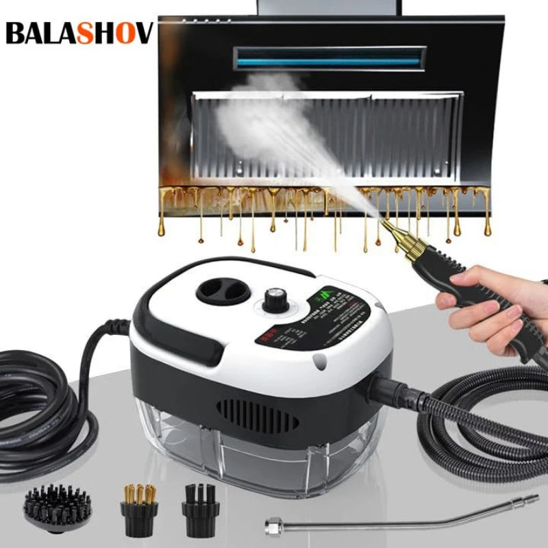 2500 W Dampfreiniger Tragbarer Hochtemperatur-Dampfreiniger für Küche, Auto, Zuhause, Klimaanlage zur Sterilisation