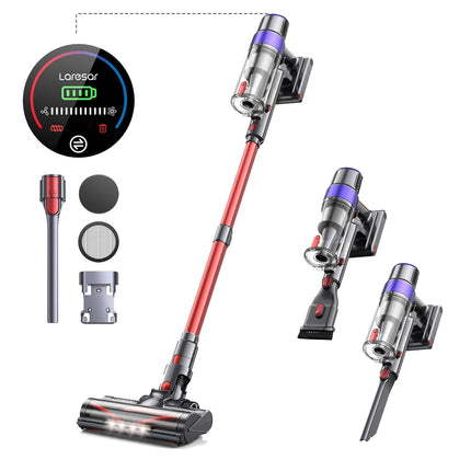 LARESAR V8 48Kpa 500W Aspirapolvere senza fili Elite 8 Auto 60 minuti Elettrodomestico Batteria rimovibile senza fili NUOVO Motore Brushless