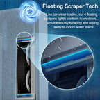 Fensterputzroboter ABIR WD9, 4-Wege-Wassersprühsystem, schwebende Wischtechnologie, Lasersensor, 9000PA Saugkraft, intelligente Speicherung