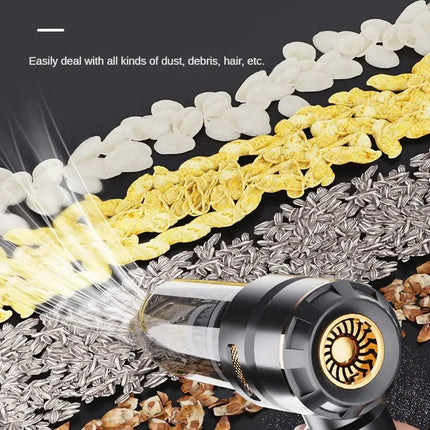 Car Vacuum Cleaner, Portable Handheld Brushless Motor Cleaning Machine High Power Powerful Appliance Duster