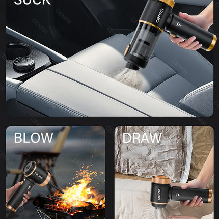 CENRR 2026 Aspirapolvere per Auto Mini 998000PA Senza Fili Potente per Casa Ventilatore Portatile Pulitore per Auto Aspirapolvere per Auto Portatile