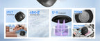 KUNPHY Dental Pod Ultraschallreiniger für Retainer, UV-Licht-Sterilisator für Aligner, Nachtschienen, Mundschutz, Zahnprothesenreiniger
