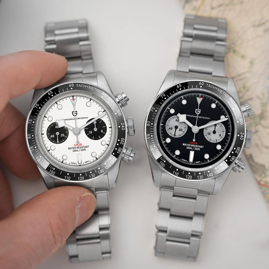 Nuovo Orologio da Uomo PAGANI DESIGN BB Panda 2026, Orologio al Quarzo di Lusso Retrò, Cronografo Sportivo da Polso, Impermeabile 100M, Luminoso