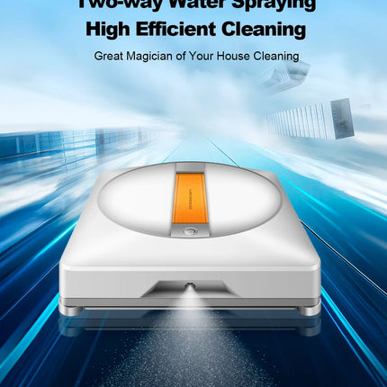 Liectroux YW710 Window Cleaning Robot, Dual Water Spray, Smart Memory, Powerful Vacuum Suction, Laser Sensor, Home Window Cleaning Robot, APP Control