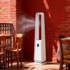 Ventilatore da tavolo ricaricabile con oscillazione, 3 velocità, USB, silenzioso, alimentato a batteria Bianco Verde