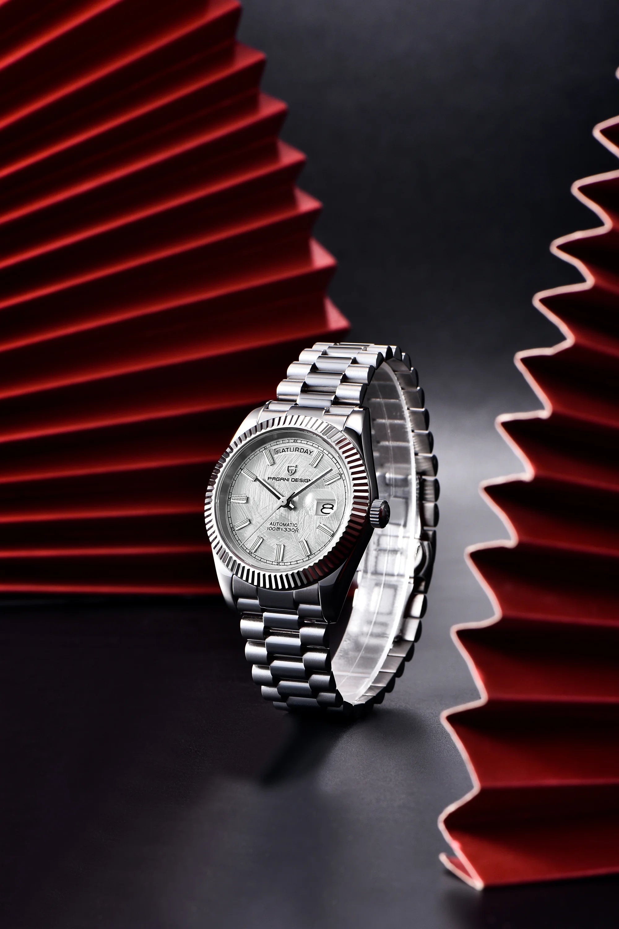 2026 Nuovo PAGANI DESIGN Oro rosa DD40 Orologio automatico di lusso da uomo Orologi da polso meccanici da uomo Giappone NH36A AR Vetro zaffiro