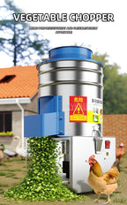 Elektrischer Gemüsehäcksler für Hühnerfutter, Futterschneidemaschine, Gemüsehäcksler für Geflügel