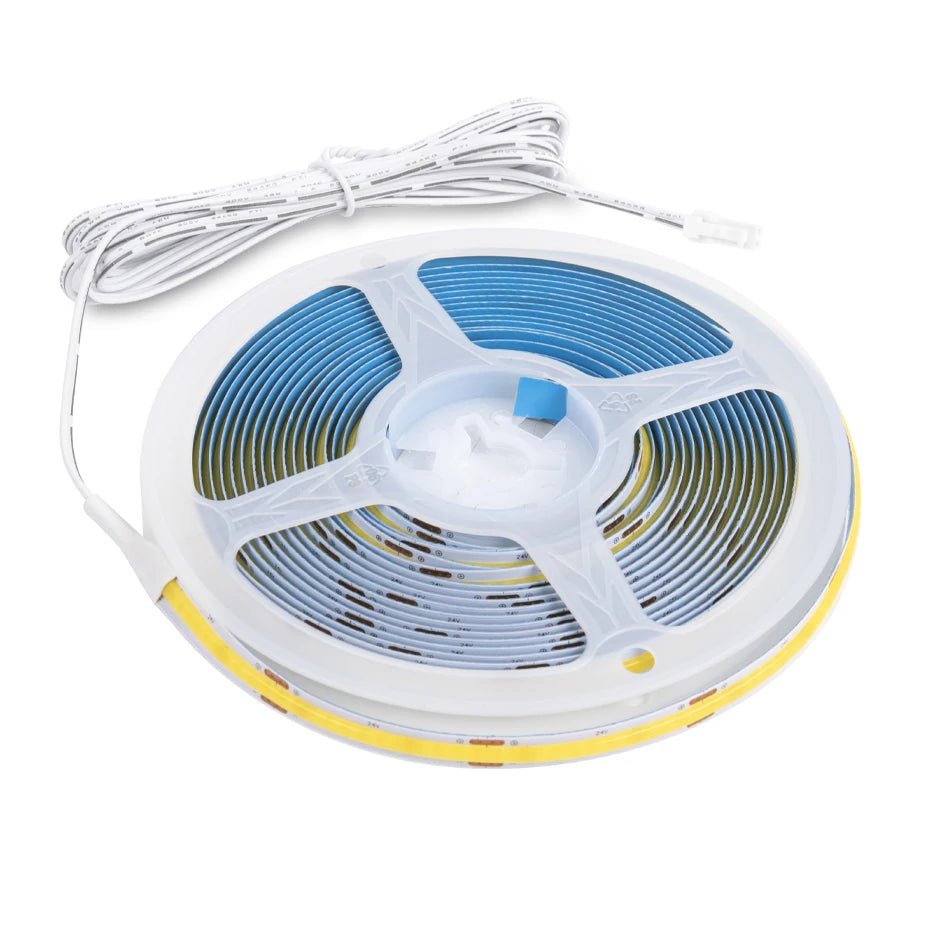 Striscia LED COB 12V 320LED/m dimmerabile con tocco in legno penetrabile e sensore di movimento per cucina/guarda-roupa/vetrina/arredamento dell'armadio