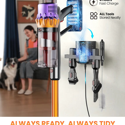 Erabros EV5 550W 70KPA Cordless Vacuum Cleaner with Ultra-Strong Suction Power, 80 Minutes Runtime, Smart Handheld Vacuum with 4 Modes