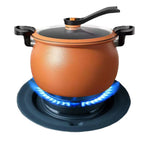 Großer Antihaft-Multifunktions-Schnellkochtopf mit transparentem Deckel, Slow Cooker zum Kochen